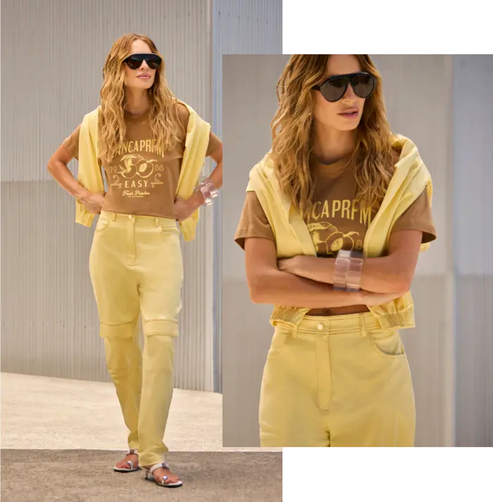 Roupa em destaque