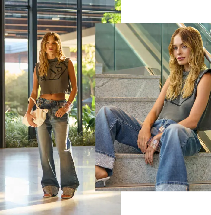 Roupa em destaque